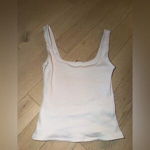 Zara White Tank Top Size Small
